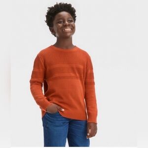 Boys' Crewneck Knit Pullover Sweater - Cat & Jack SZ 8 NWT